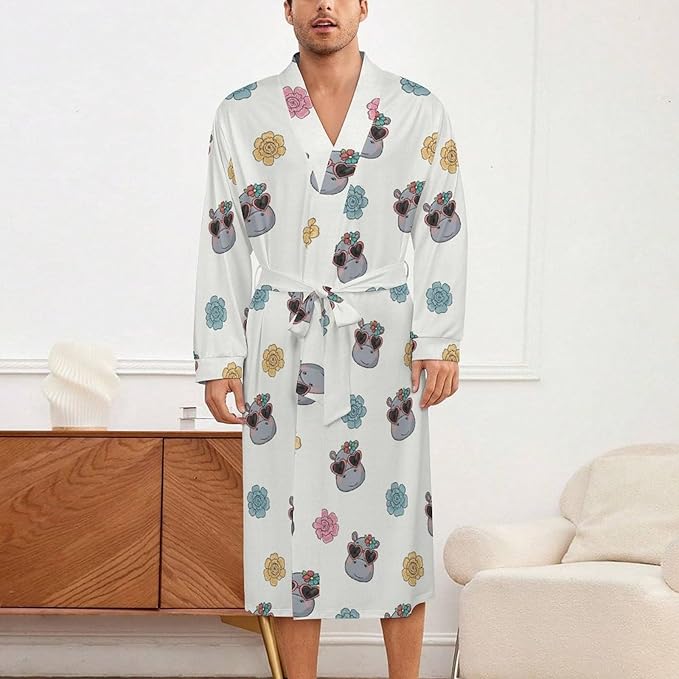 Soft Robes for Women Lightweight Kimono Bathrobe Full-Length Loungewear