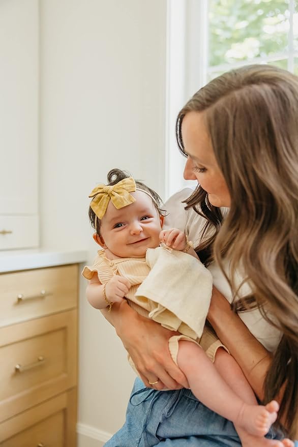 Copper Pearl 6 Ultra Soft Baby Bath Washcloths Premium Large Soft Haven 11" x 11" Towels