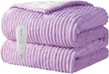 Heated Blanket Electric Blanket Throw 50”X60”-Heating Throw with 5 Heat Settings-3 Hours Auto Off,ETL Certified,Machine Washable (Purple)