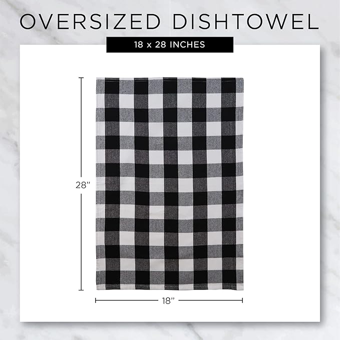 DII Happy Halloween Dishtowel Collection Embellished Cotton Kitchen Hand Towel Set, 18x28, Home Sweet Haunted Home, 3 Count