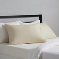 Amazon Basics Standard Pillow Cases Set of 2 - Lightweight, Super Soft Easy Care Microfiber, Beige, 30" L x 20" W, Pillows Not Included