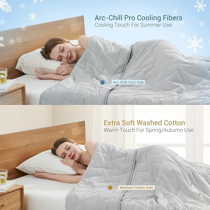 Elegear Revolutionary Cooling Comforter King, Japanese Q-Max>0.5 Arc-Chill Cooling Comforter Blanket for Hot Sleepers, Summer V-Shaped Precision Lightweight Ice Cold Blanket for Night Sweats Sleeping
