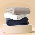 Baloo Weighted Blanket for Adults 15 lb (Dusk, 60"x80") | Cool & 100% Cotton | Machine Washable & Dryer Safe | Glass Microbead Fill