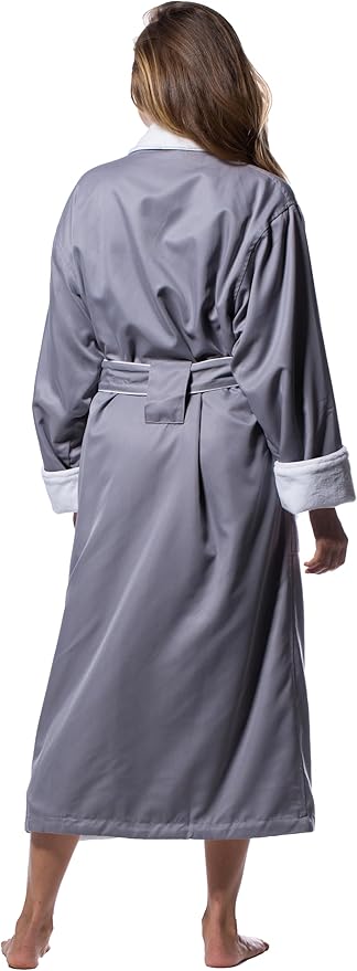 Turquaz Robes for Women - Luxury Plush Lined Bathrobe, 100% Polyester Microterry & Microfiber, Cozy & Elegant Womens Robe