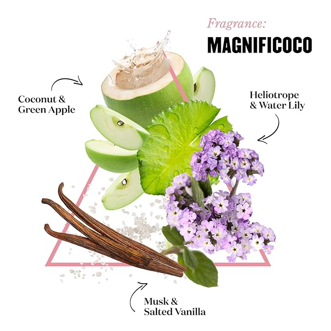 Soap & Glory Magnifi-Coco Body Lotion for Women - Coconut Scented Lotion for Dry Skin with Almond Oil, Shea Butter & Vitamin A - Vegan Body Moisturizer (16.9 fl oz)