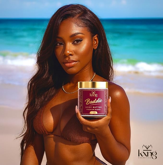 KXNG Luxurious Body Cream, Whipped Shea Butter Moisturizer, Nourishing Hydration for Soft, Glowing Skin, Unisex, Cruelty-Free