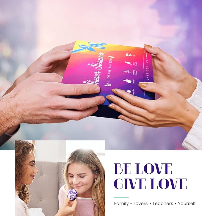 POPCHOSE Christmas Gifts for Women - Shower Steamers Aromatherapy 8 Pack with Gift Box, Self Care Spa Gifts for Mom, Men, Dad, and Teens - Relaxing Stocking Stuffers for Thanksgiving, Birthday