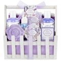 Lavender & Jasmine Scented Spa Gift Set for Women, Includes Body Lotion, Shower Gel, Salts, Bubble Bath, Body Mist, Soap, Bath Bombs