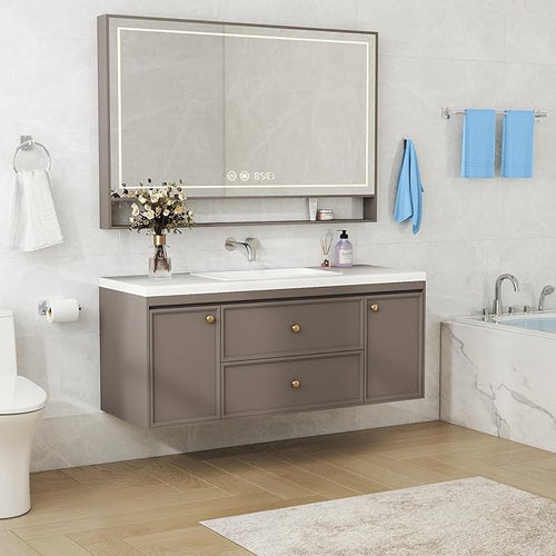 20 Pieces Bathroom Accessories Set, Brushed Nickel Bathroom Hardware Set, 24 inch Towel Bar, Towel Racks for Bathroom, Robe Towel Hooks, Toilet Paper Holder Wall Mounted