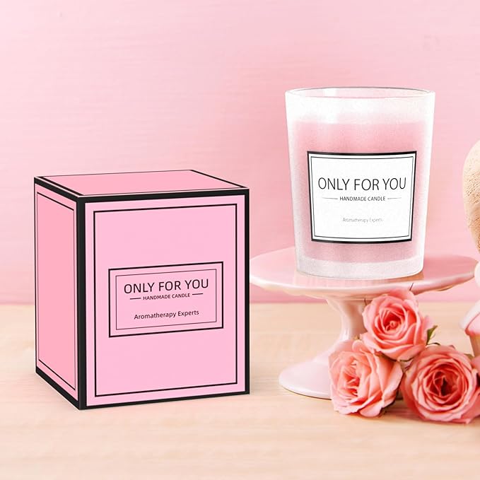 Spa Gift Basket with Bath Essentials- Pink Rose Relaxation Kit Set, Spa Items Box for Christmas Birthday Thanksgiving Holiday Women, Wife, Mom, Sister, Girlfriend