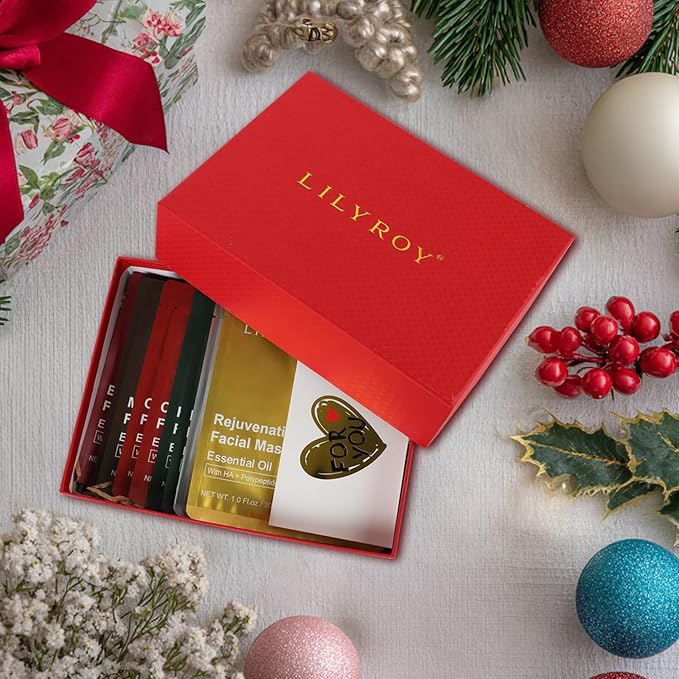 Facial Mask Set for Women and Girls Christmas Gifts - Luxury Facial Mask Kit, Bath and Body Gift Set for Women, Gift for Men | Perfect Gifts for Valentine's, Birthday, Mothers Day Gifts for Mom