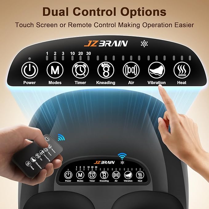 Shiatsu Foot Massager Machine with Heat : Deep Kneading Foot Massager with Vibration & Compression for Plantar Fasciitis & Neuropathy - for Women & Men,Relax for Home Office Use