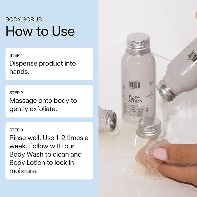 Dedcool Body Scrub Mini 2OZ Xtra Milk – Gentle Exfoliating Formula with Rice Powder, Kakadu Plum & Coconut Oil