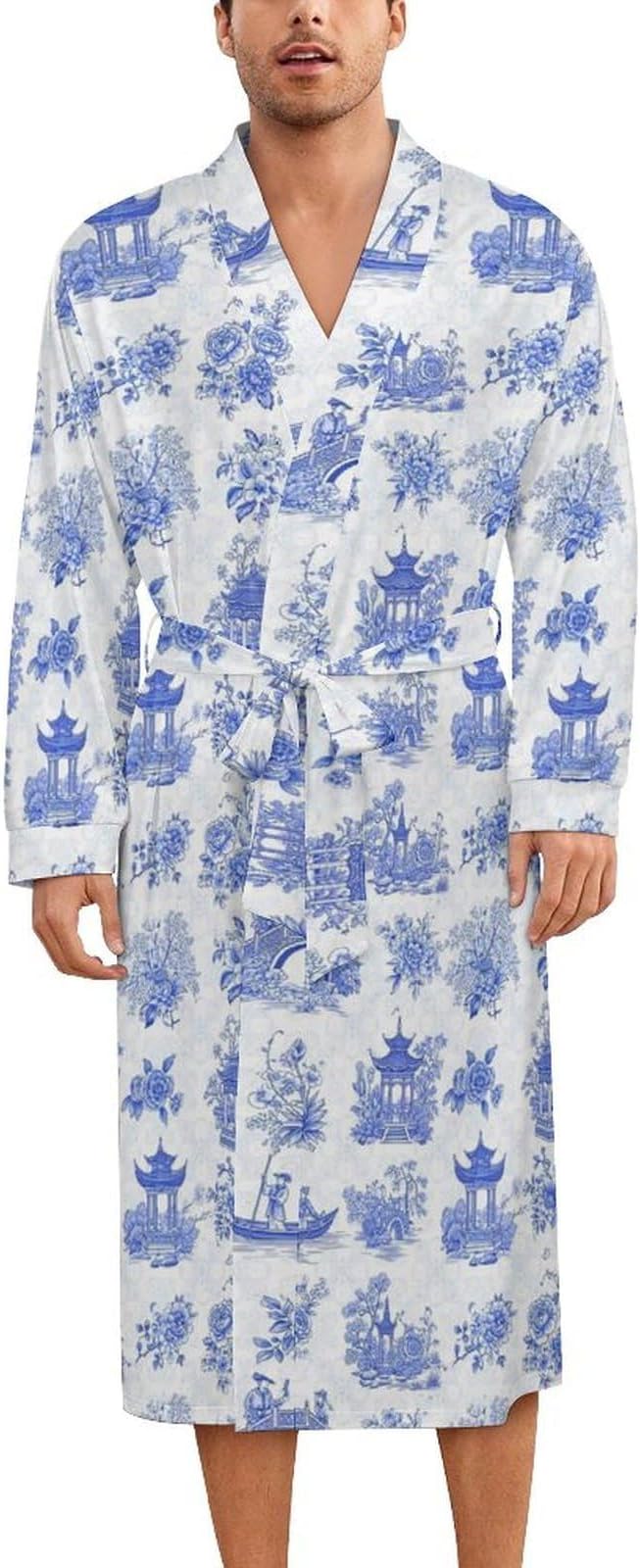 Soft Robes for Women Lightweight Kimono Bathrobe Full-Length Loungewear