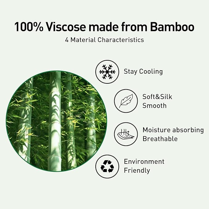 100% Viscose Made from Bamboo Comforter for Hot Sleepers- Breathable Cooling Silky Soft Duvet Insert King Size-with 8 Corner Tabs- All Season Comforter (102x90 Inches, White)