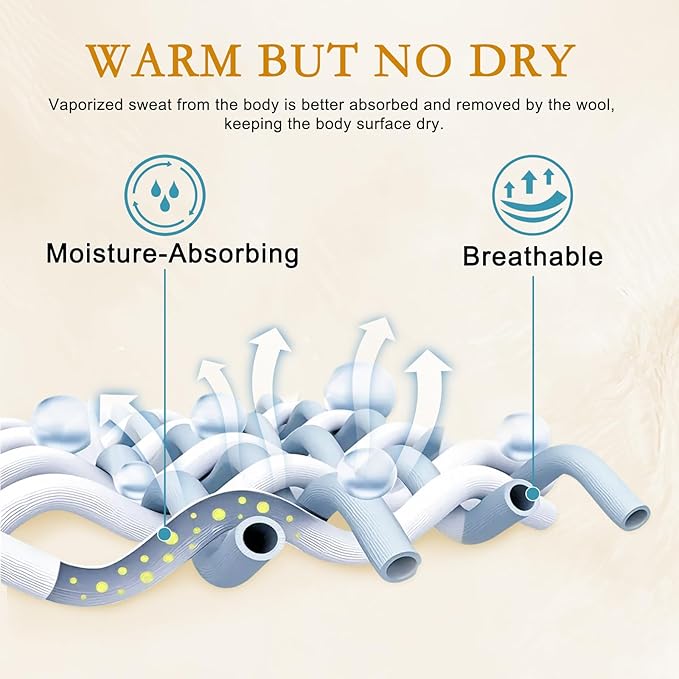 YOUR MOON Luxurious All Season Wool Comforter King Size, 100% Natural Australian Wool Filling, Hypoallergenic Comforter Duvet Insert, Noiseless Cotton Shell, Medium Weight (Dark Gray)
