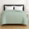 HomeSmart Products 50lbs Weighted Blanket Queen Size - Breathable, Hypoallergenic Soft Fabric, Extra Heavy Weighted Blanket Green Sage