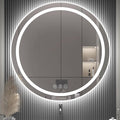 42" x 42" LED Bathroom Mirror with Lights, Backlit & Front Lighted, Wall-Mounted Vanity Mirror 3000K/4000K/6000K, Memory Functions, Anti-Fog, Dimmable Smart Mirror