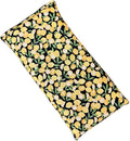 Large Microwave Heating Pad with Flax Seed, Scented or Unscented, Good for Back Pain or Cramps, Moist Heat Therapy or Ice Pack, Microwavable Bean Bag, 6" x 12" (Lemon, Chamomile)