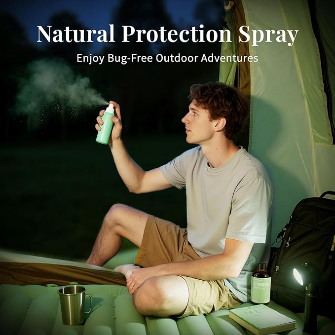 SU JUABA Citronella Oil 4 Fl Oz, 100% Pure Natural Aromatherapy Oil for Diffuser, Massage, Hair & Skin Care - 118ML