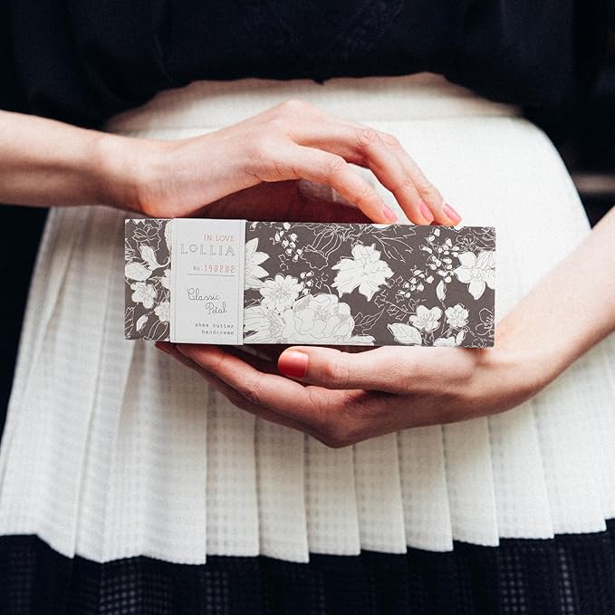 LOLLIA In Love Handcreme, 4 oz. – Classic Petal – Scented Hand Cream for Women, Moisturizing Hand Lotion for Dry Hands, Shea Butter & Cocoa Butter, Quick Absorbing Lotion