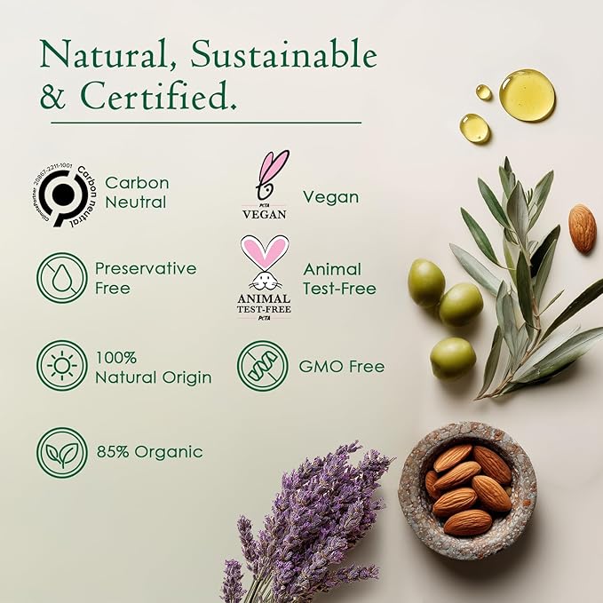 Dry Cracked Heels Repair | Organic Foot Cream for Dry Feet & Callus with Jojoba, Lavender, Almond, Olive & Vitamin E Oil | Natural Foot Balm & Moisturizer for Skin | Hydrating Foot Treatment | 3.4 oz