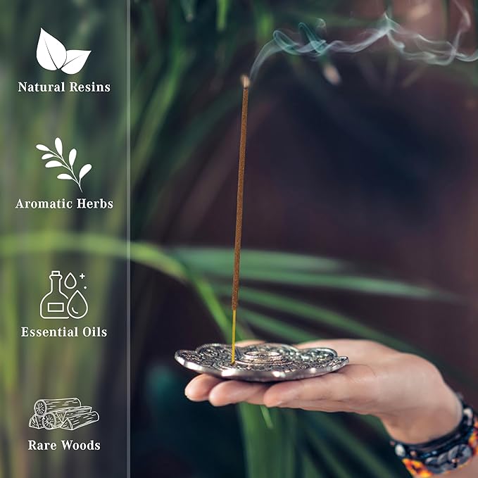 Fantasia Incense Sticks, Organic Hand Dipped Incense, Natural Herbs & Aromatic Ingredients, Contain 40 Sticks Inside, Burn Time 45 to 60 Minutes, Spiritual Gifts, Divine Incense by Karma Pledge