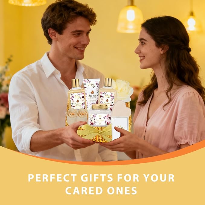 Christmas Gifts for Women - 9 Pcs Luxury Bath and Body Gift Basket Set Spa Gift Basket Set for Women, Gift Set | Perfect Valentine's, Birthday, Mothers Day Gifts for Mom, Gift for Mom All Occasion