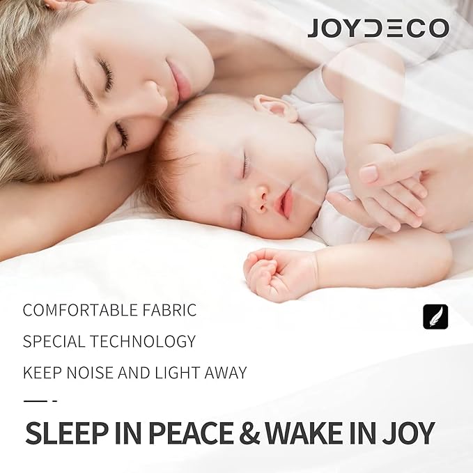 Joydeco Blackout Curtains 45 Inch Length 2 Panels Set, Thermal Insulated Long Curtains& Drapes 2 Burg, Room Darkening Grommet Drapes for Living Room Bedroom Window (W52 x L45 Inch, Peacock Blue)