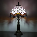 Tiffany Table Lamp Suitable for Bedroom Bedside Tables, Living Rooms, Tiffany lamp, Stained Glass Table lamp, Size 8×8×15 inches, can be Used as a Reading lamp in Home Offices