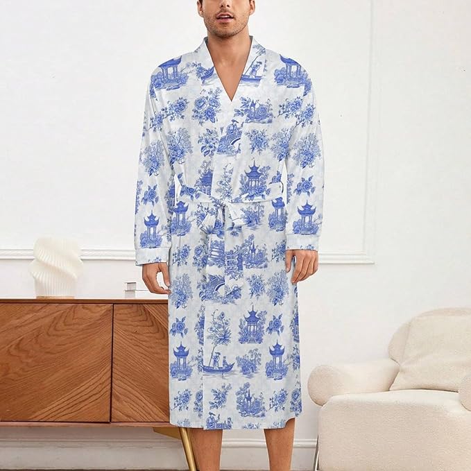 Soft Robes for Women Lightweight Kimono Bathrobe Full-Length Loungewear