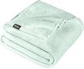 Bare Home Fleece Blanket - Twin/Twin Extra Long - Ultra-Soft Lightweight for Bed, Sofa, and Couch - Luxury Microplush - Cozy Warm Blanket (Twin/Twin XL, Spring Mint)