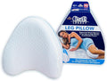 Contour Legacy Leg & Knee Foam Support Pillow for Side Sleepers Soothing Relief for Back, HIPS, Knees, Joints, Nerves & Muscles (2 Pack, Ventilated Memory Foam)