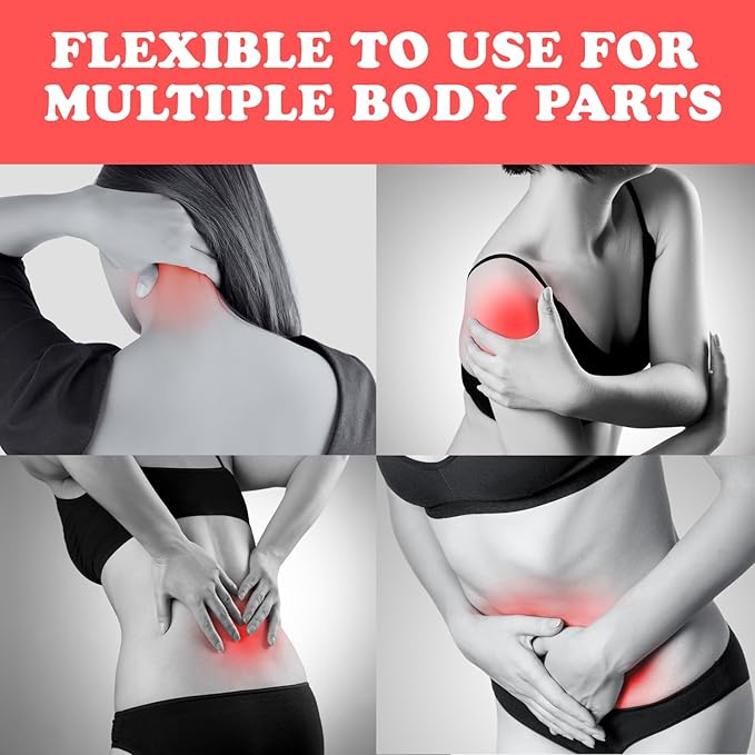 Heating Pad Microwavable, Hot Pad Microwave, Pain Relief Hot Pack, Baby Colic, Upset Stomach Relief, Hot Therapy for muscle pain, neck, shoulders, arthritis, cervical spondylosis, lumbar muscle purple