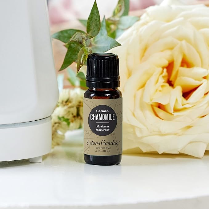 Edens Garden Chamomile- German CO2 Essential Oil- 100% Pure Premium Grade, Undiluted, Natural, Therapeutic, Aromatherapy, The Best for Diffuser, Skin, Face, Kid Safe 10 ml (.33 fl oz)