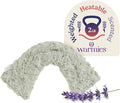 warmies Microwavable Neck & Shoulder Wrap - Heating & Cooling Plush Pad for Calming Relaxation - Weighted & Heated Neck Warmer with Scented Lavender - Microwave Heat Pad for Aches & Pain - Curly Sage