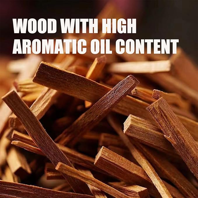 Sandalwood Sticks Wild Harvested High Resin Smudging Sticks,Perfect Smudge Stick for Mediation Yoga or Prayer, All Natural Light Scented Sandalwood Sticks, Pack of 20 Holy Sticks.