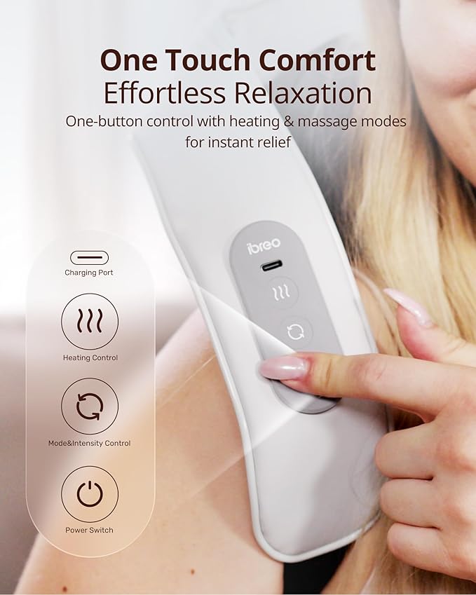 Shiatsu Neck and Back Massagers with Heat, 150 Mins Uses, 4 Modes & Adjustable Massage Head, Electric 3D Deep Tissue Kneading for Shoulder, Leg, Muscle Soreness, Pain Relief, Relaxation for Women, Men