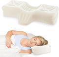 Therapeutica Lite Cervical Orthopedic Foam Sleeping Pillow; for Neck, Shoulder, and Back Pain Relief; Helps Spinal Alignment; Back and Side Sleeping, Medium Firm - Petite