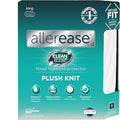 AllerEase CleanBoost Plush Knit Mattress Protector Waterproof Particle Barrier Temperature Balancing Soft Plush Comfort Machine Washable Fitted Cover with Elastic Anchor Bands Mattress Cover, King