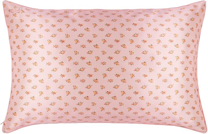 slip The Original Queen Pure Silk Pillow Case - 100% Pure 22 Momme Mulberry Silk - Queen Size Standard Pillow Case - Anti-Aging, Anti-BedHead, Anti-Sleep Crease, Petal (20" x 30")