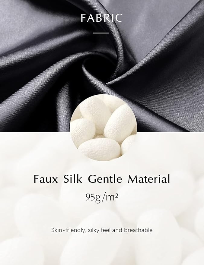 PRODESIGN Satin Kimono Robe Women Long Silky Kimono Bathrobe Sleepwear Wedding Bridesmaid Robe
