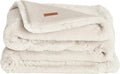 UnHide Marshmallow - Faux Fur Blanket - Heavy Weight, Extra Soft Blanket - Made from Recycled Materials - Machine Washable - Large (90" x 108") - Snow White