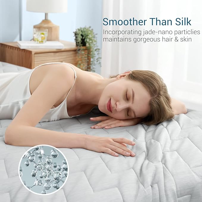 Elegear Revolutionary Cooling Comforter King, Japanese Q-Max>0.5 Arc-Chill Cooling Comforter Blanket for Hot Sleepers, Summer V-Shaped Precision Lightweight Ice Cold Blanket for Night Sweats Sleeping