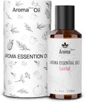 Car Diffuser Oil - Santal Essential Oil Blend - Luxury Hotel Inspired Home Aromatherapy Diffuser Oil - Sandalwood, Violet, Geranium, Cedar - for Diffuser, Humidifier, Reed - 150ML