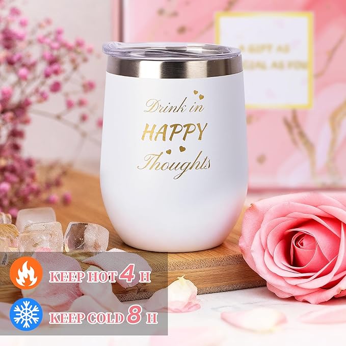 11-Piece Luxury Gift Set for Women - Birthday Gifts, Get Well Soon, Spa Self Care Package with Flannel Blanket, Scented Candle, Tumbler & More