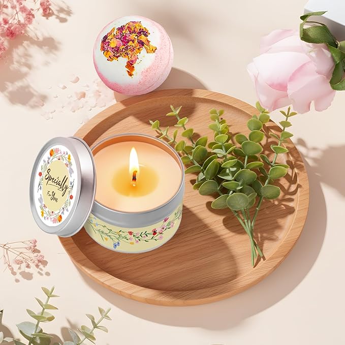 Get Well Gifts for Women, Care Package Happy Birthday Gifts for Women, Relaxing Spa Gift Baskets, Get Well Soon Gift Basket Sympathy Gift Baskets Thank You Gifts for Mom, Wife, Sister, Friends