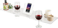 36" Supreme Plus- Luxury Bathtub Tray Caddy- 3/8" Thick, Clear Bath Tub Tray Table for 1 or 2 Bathers, Acrylic Bathtub Caddy, iPad and 2 Wine Glass Holders (Supreme Plus, 36")