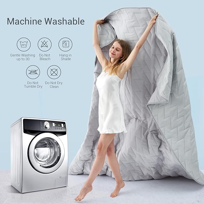 Elegear Revolutionary Cooling Comforter Twin Absorb Body Heat to Keep Cool, Cooling Blanket for Hot Sleepers Japanese Arc-Chill 3.0 Cool Tech Fabric Summer Comforter Cool Quilt -Light Gray