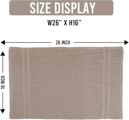 24 Pack Sand Hand Towel 100% Cotton Spa Towel – 16x26 inches Highly Absorbable Facial Towels Gym, Hair Towel and Face Towel Bulk Small Towels (Not Bleach Proof)